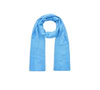 WOVEN SCARF BAMBOO UNI blau-100X190 ONE_SIZE