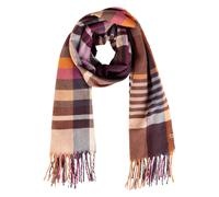 camel active - Weicher Schal im Karomuster plum check - Gr. - OS