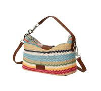 Woven Straw Hobo Bag - Adjustable Retro Shoulder Purse for Beach & Travel