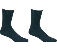 WOWERAT 100% BAUMWOLLE Berufssocken ohne Gummidruck für Damen und Herren, schwarz, 5 Paar (Gr.43-46, schwarz)