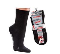 2 Paar Diabetikersocken ✰✰✰ KURZSCHAFT ✰✰✰ EXTRA-BREIT weit Diabetes Strümpfeschwarz Gr. 39/42