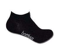 Wowerat 6 Paar Bambus Füßlinge Socken für Sie und Ihn - (Schwarz, 39-42)