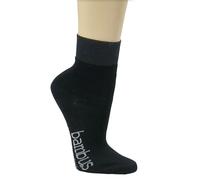 WOWERAT 6 Paar Bambus Kurzschaftsocken Kurzstrumpf Quartersocken Damen Herren 51-54 schwarz