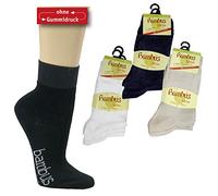 6 Paar Bambus Socken KURZSCHAFT Gr. 39/42 weiß