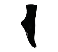 Wowerat 6 Paar Bambus Socken für Sie und Ihn - (Schwarz, 43-46)