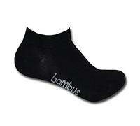 WOWERAT 6 Paar Beste Herren Bambus Sneaker Socken Strümpfe schwarz weiß beige (43/46, schwarz)