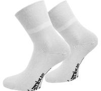 WOWERAT 6 Paar seidenweiche Bambus-Kurzschaft-Socken, Farbe:Weiß;Größe:35-38