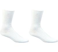 WOWERAT Arzt- und Schwesternsocken 100% Baumwolle 5 PAAR (Gr.39-42, weiß)