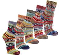 Wowerat Damen-Söckchen „Hygge- Herzchen“ für Teenager und Damen, 3er-Bündel (Gr.39-42, mehrfarbig bunte Dessin)