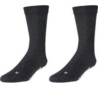 WOWERAT EXTRA BREIT Wellness-Socken mit Wolle, extrafeine 200-Nadel-Qualität, 2er-Bündel (Gr.47-50, schwarz)