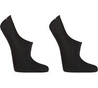 WOWERAT Füsslinge Socks4fun mit Silikon-Pad Unisex für Teenager, Damen und Herren, 6 Paar/1 Farbe. (Gr.39-42, schwarz)