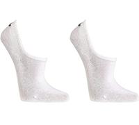 WOWERAT Füsslinge Socks4fun mit Silikon-Pad Unisex für Teenager, Damen und Herren, 6 Paar/1 Farbe. (Weiß 39-42)