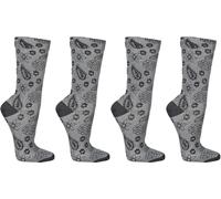 WOWERAT Romantik- Söckchen „Landhaus-Stil“ für Teenager und Damen 2 PAAR (Gr.35-38, 2 x schwarz)