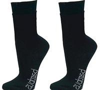 WOWERAT Wellness-Socken mit Frottee-Polstersohle, aus VISKOSE -BAMBUS 3er-BÜNDEL (Gr.39-42, schwarz)
