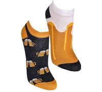 WOWERAT WITZIGE SNEAKERS SOCKEN „Bier“ 4 Paar (Gr.42-47, „Bier“)