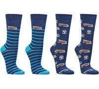 WOWERAT Witzige Socken „Bull“ als Geschenkidee oder zum Selbertragen für Teenager, Damen und Herren 2er-Bündel (Gr.36-41, 6209.66 „Bull“)