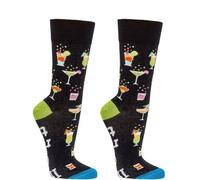 WOWERAT Witzige Socken „Cocktail“ für Teenager, Damen und Herren, 2er-Bündel (Gr.42-47, 6209.06 „Cocktail“)