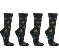 WOWERAT Witzige Socken „Mittelfinger“, Baumwolle für Teenager, Damen und Herren 2er-Bündel (Gr.42-47, Mittelfinger)