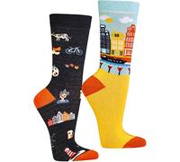 WOWERAT Witzige Socken „Niederlande“ als Geschenkidee oder zum Selbertragen 2er-Bündel (Gr.36-41, „Niederlande“)