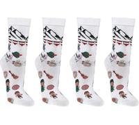 WOWERAT Witzige Socken „Österreich“ für Teenager, Damen und Herren, 2er-Bündel (Gr.42-47, Art.Nr.6909.98, Farbe: weiß- „Österreich“)