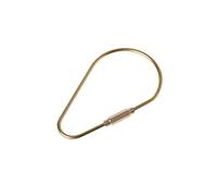 WOWOWO Outdoor Messing Karabiner Schlüsselbund Wandern Camping Hang Haken Schnalle Auto Schlüsselring