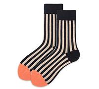 WOWOWO Unisex Socken Strip Socks Vertikaler Streifendruck Strumpfwaren im Street Style