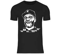 wowshirt Herren T-Shirt Jurgen Klopp Liverpool LFC Hahaha, Größe:M, Farbe:Black