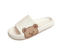 WOXIHUAN Cozyslides Hausschuhe Damen Herren Sale, Super Weich Badelatschen für Unisex, Rutschfeste Badeschuhe, Sommer Wolken Schlappen Dicke Sohle Badeschlappen Cloudyzz Slipper EVA Pantoletten