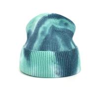 WOYUANSHA Mütze Beanie Hut Tie Dye Hip Hop Unisex Outdoor Beanie Halten Warm Elastizität Persönlichkeit Strick Mütze Ski Kappe Eine Größe 01