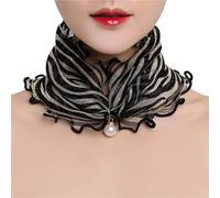 WOYUANSHA Schal Damen Kopftuch Gold Seiden Schal Mit Perlen Schal Blumen Kante Frauen Schals Spitze Hals Wrap Quadratischer Schal Seiden Schal 14