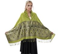 WOYUANSHA Schal Modische Retro Casual Pashmina Quassel Schal 23