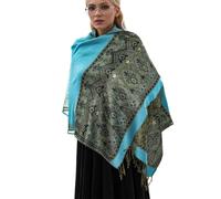 WOYUANSHA Schal Modische Retro-Casual Pashmina Quaste Schal 25