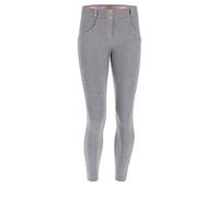 WR.UP FREDDY Push Up Hose 7/8 Superskinny Bio-Baumwolle, Grau meliert, XL