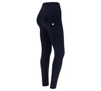 WR.UP FREDDY Push Up Hose für Damen, Superskinny, sehr hohe Taille, Bio-Jersey, Schwarz , XS