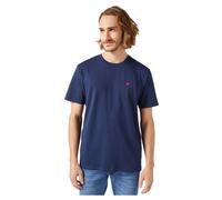 Wrangler Men's Sign Off Tee T-Shirt, Navy, M