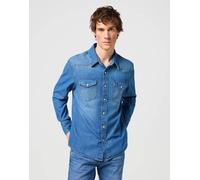 WRANGLER 27MW WESTERN SHIRT Jeanshemd mid stone 112341913 M