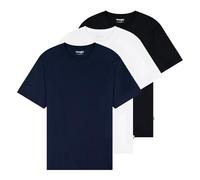 Wrangler T-Shirt Tee 3er Pack in Weiß Schwarz Navy S Regular Fit