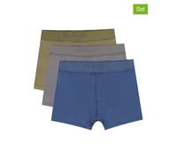 Wrangler 3er-Set: Boxershorts "Griffin" in Blau - Größe M | Herren Waesche