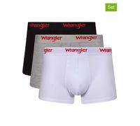 Wrangler 3er-Set: Boxershorts "Tasker" in Schwarz - Größe M | Herren Waesche