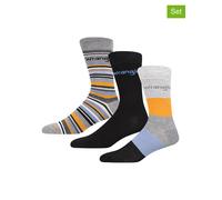 Wrangler 3er-Set: Socken "Denholm" in Schwarz - Größe 43-46 | Herrensocken