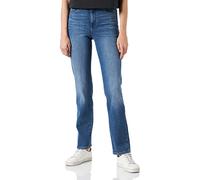 Wrangler Straight Jeans in blau mit mittelhohen Bund W27 / L30 Straight Fit