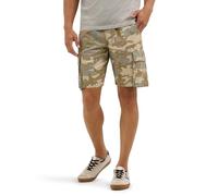 Wrangler Authentics Cargo-Shorts für Herren, Dschungel-neutrales Grau, Camouflage, XL