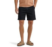 Wrangler Authentics Herren Authentics, Flache Vorderseite Lässige Shorts, George Black, 36W x 7L
