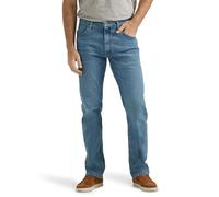 Wrangler Authentics Herren Klassische Baumwolljeans mit 5 Taschen, Normale Passform Jeans, Light Stonewash, 33W / 34L