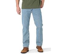 Wrangler Authentics Herren Classic 5-Pocket Regular Fit Cotton Jeans, Hell, Stonewashed, 35W / 34L