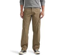 Wrangler Authentics Herren Cargohose aus Twill Relaxed Fit (Logan) Lässige Hose, Military Khaki Ripstop, 36W / 30L