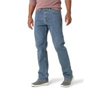 Wrangler Authentics Herren Comfort Flex Waist Relaxed Fit Jeans, Hell, Stonewashed, 35W / 32L