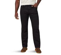Wrangler Authentics Herren Classic Relaxed Fit Jeans, Black Flex, 40W / 36L