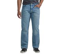 Wrangler Authentics Herren-Jeans mit 5 Taschen, Klassische, Flexible, lässige Passform., Bleached Denim Flex, 52W / 32L
