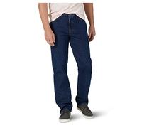 Wrangler Authentics Herren Authentics Mens Classic Regular-Fit Jeans, Dunkle Spülung, 38W / 28L